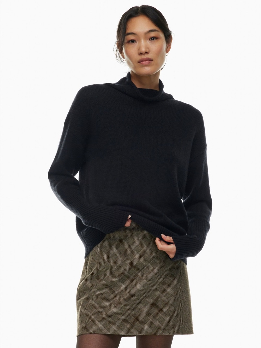 Aritzia Wilfred Cyprie Sweater Black